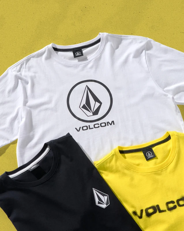 Camiseta Volcom Crisp Stone Branca M / Branco