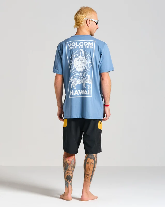 Camiseta Volcom Sunset Delight Azul Escuro G / Azul
