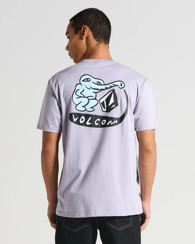 Camiseta Volcom Santi Stoned Roxa GG / Roxo