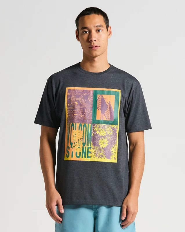 Camiseta Volcom Quadrant Preta P / PRETO