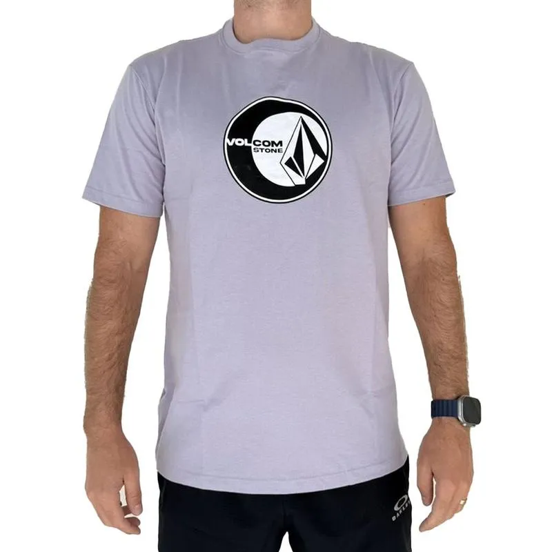 Camiseta Volcom Simply Stoned SM25 Masculina Roxo Claro M / vinho