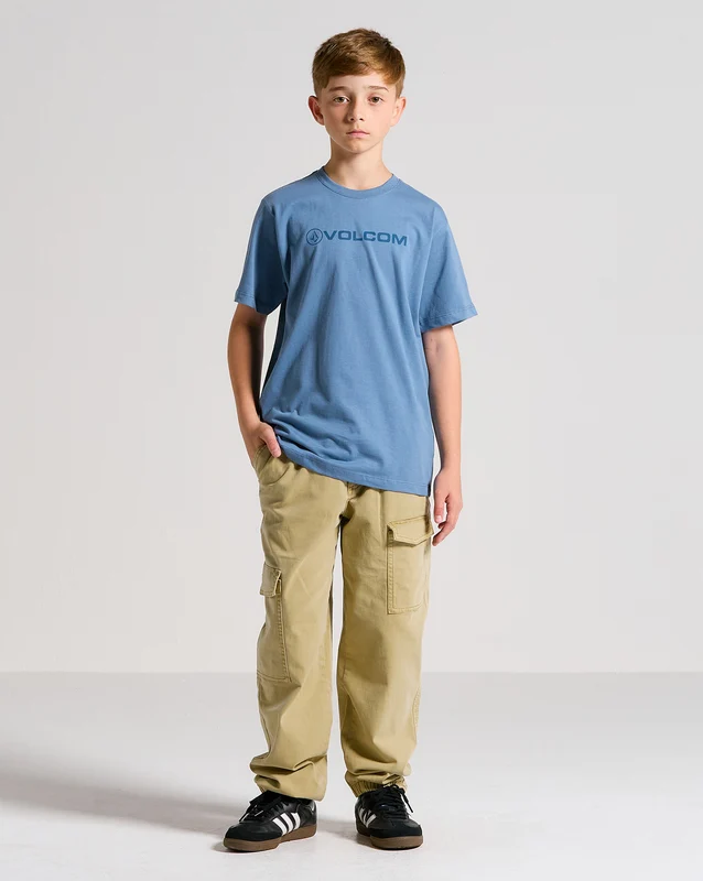Camiseta Volcom New Style Juvenil Azul 14 / Azul