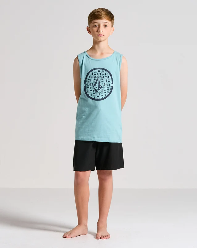 Regata Volcom Circle Texture Juvenil Azul 10 / Azul