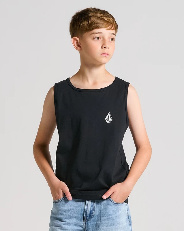 Regata Volcom Iconic Stone Juvenil Preta 12 / PRETO
