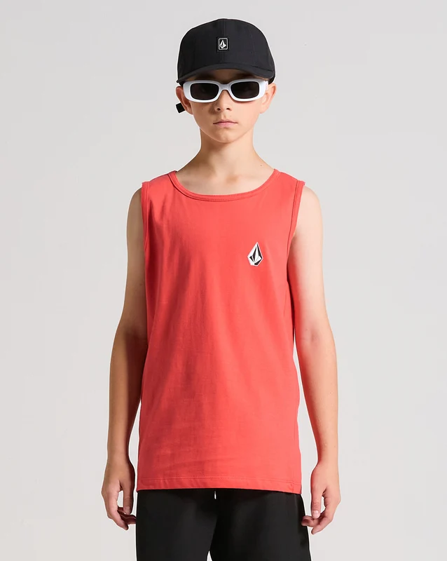 Regata Volcom Iconic Stone Juvenil Vermelha 14 / Vermelho