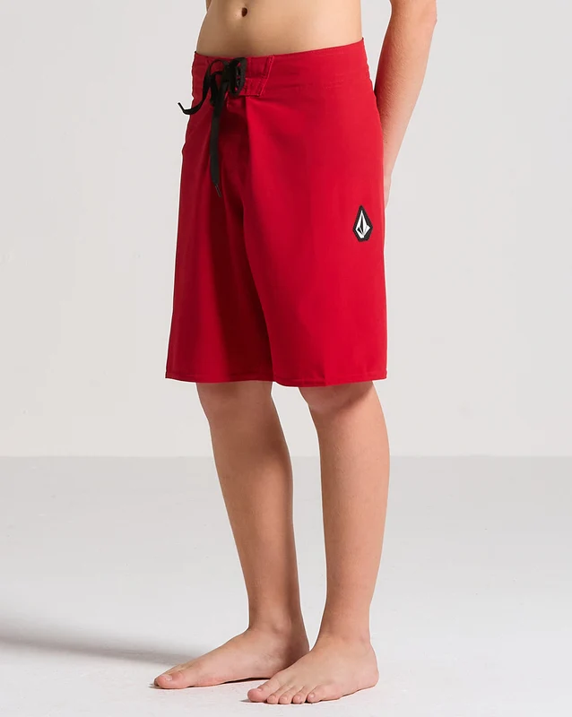 Boardshort Volcom Lido Solid Juvenil Vermelho 08 / Vermelho