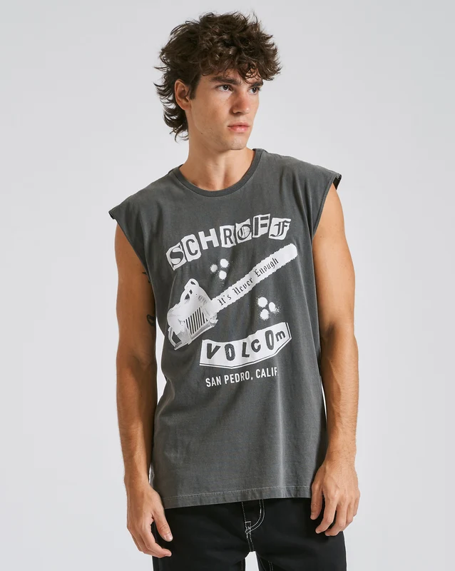 Regata "Machão" Volcom Schroff Preta GG / PRETO