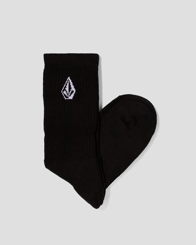 Meia Volcom Full Stone Preta UN / PRETO