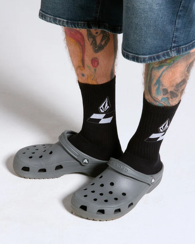 Meia Volcom Schroff Preta UN / PRETO