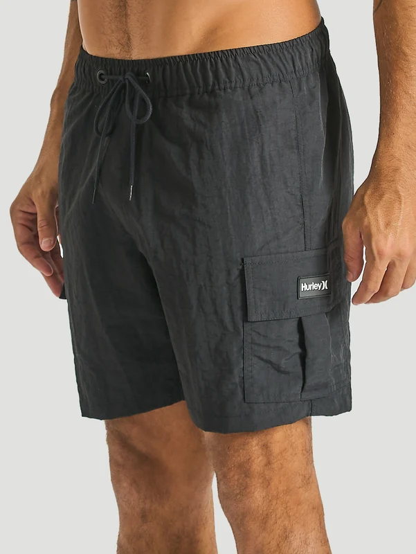 Shorts Hurley Techno 17'' Preto G / PRETO