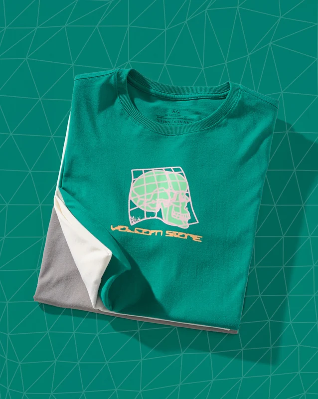 Camiseta Volcom Mindoor Verde P / Verde