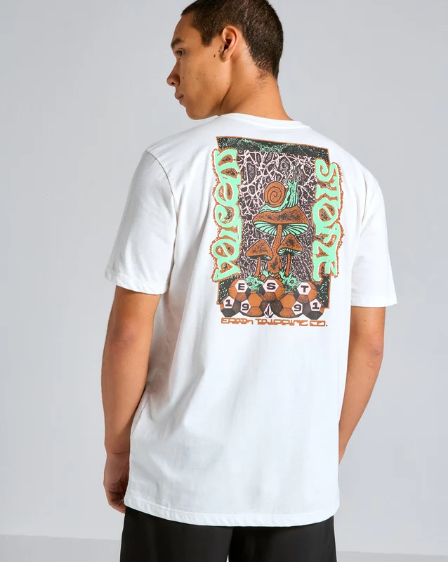 Camiseta Volcom Mindoor Off White M / Off White