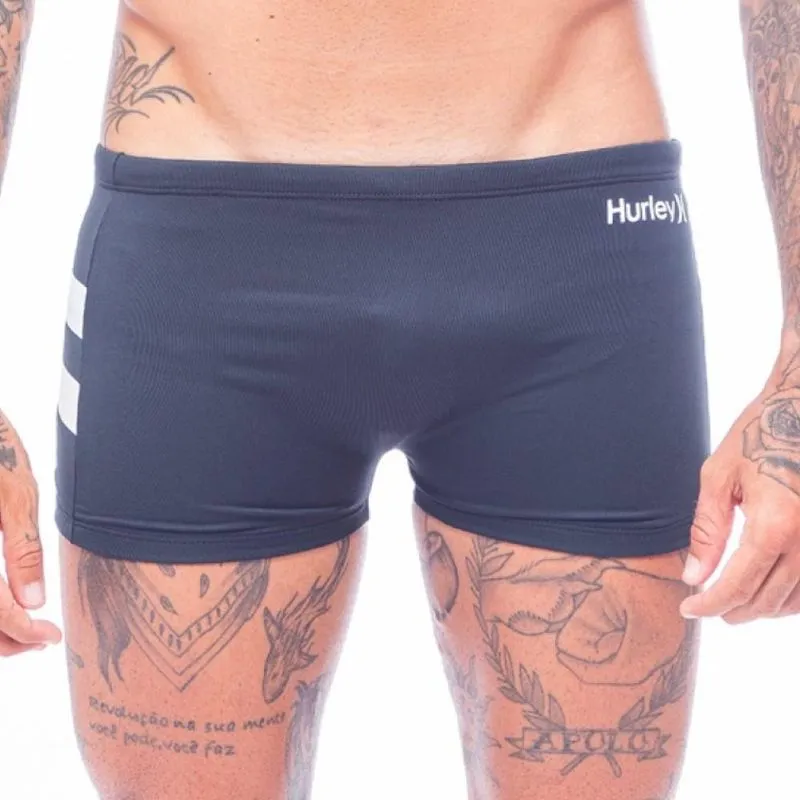 Sunga Hurley Boxer Block Party SM25 Preto P / preto