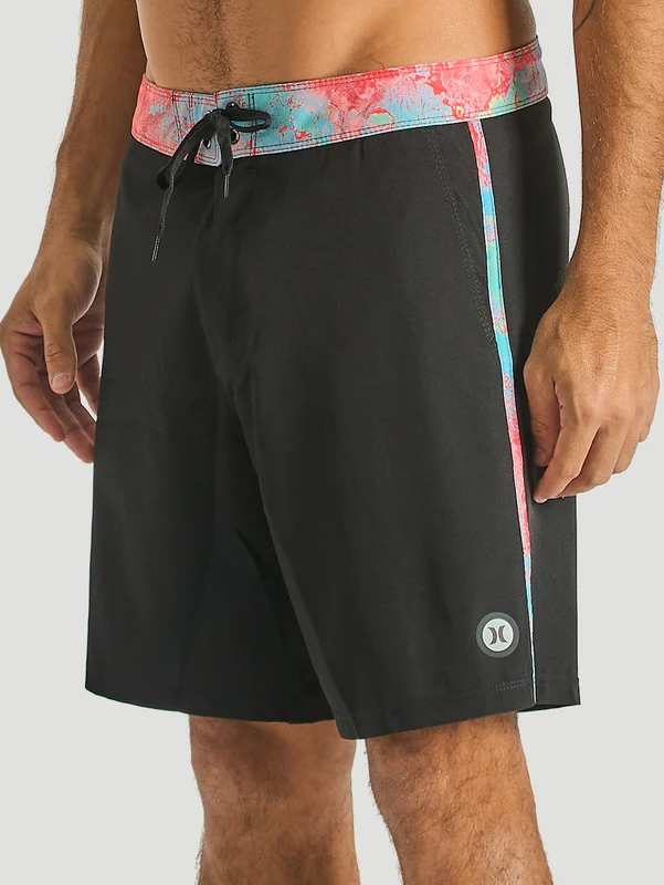 Bermuda Híbrida Hurley Plasma Stripe 18'' Preto 38 / PRETO