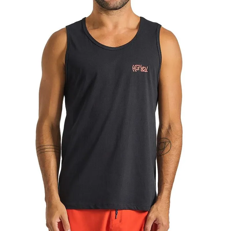 Regata Hurley Puff SM25 Masculina Preto G / preto