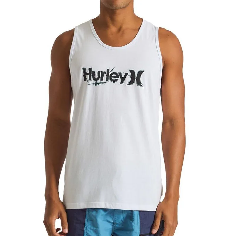Regata Hurley Rash SM25 Masculina Branco P / branco