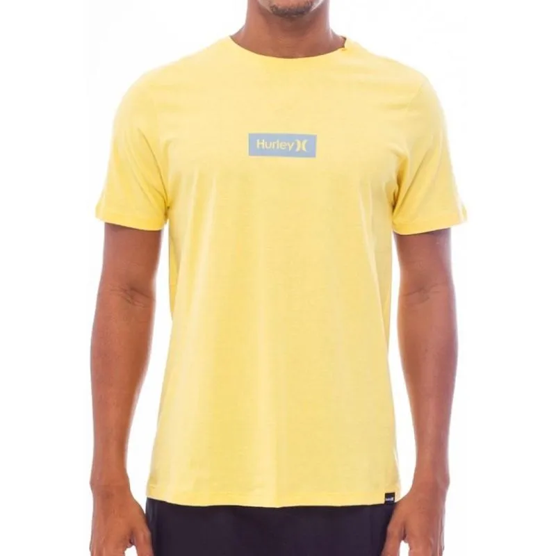 Camiseta Hurley Box SM25 Masculina Amarelo G / amarelo