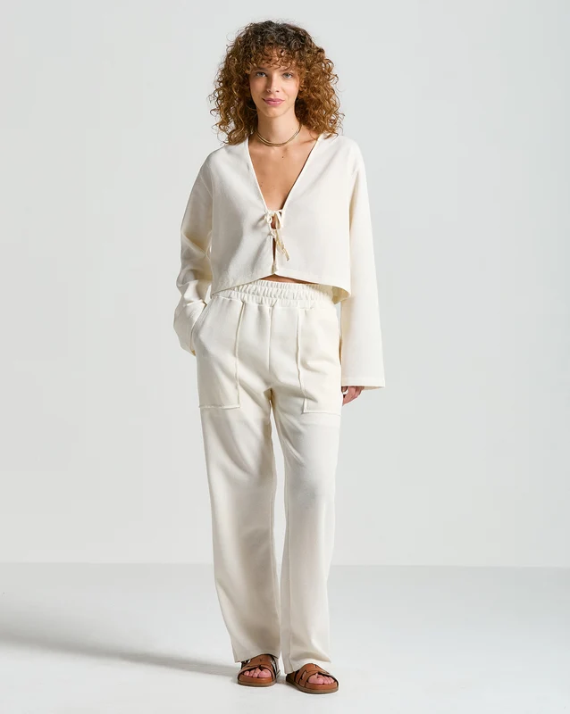 Calça Volcom Lived In Lounge Off White GG / Off White