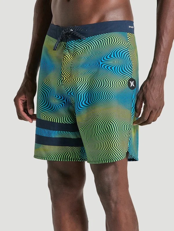 Boardshorts Phantom 18 Polegadas Estampado Hurley Eco Block Party 38 / Multi