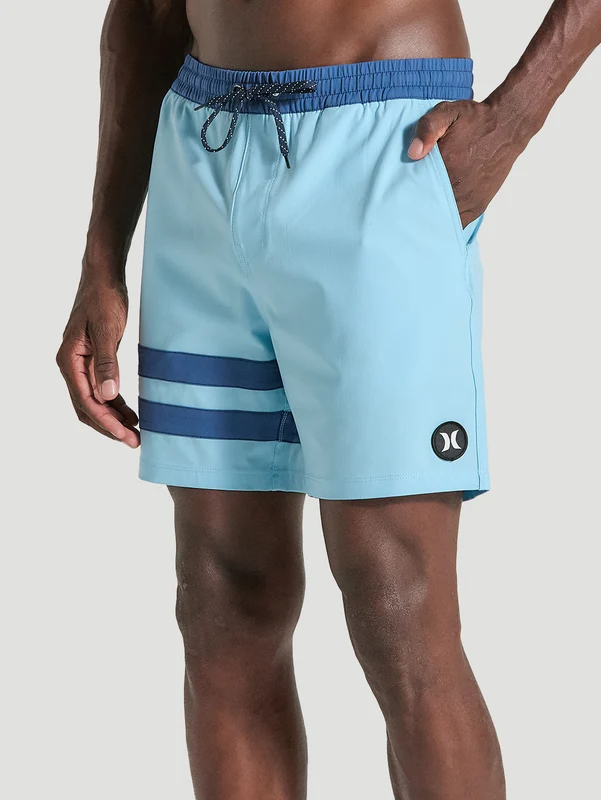 Shorts Phantom 17 Polegadas Azul Hurley Eco Block Party Volley M / Azul