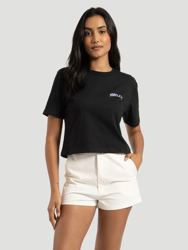 Camiseta Hurley Smille Preto P / Preto