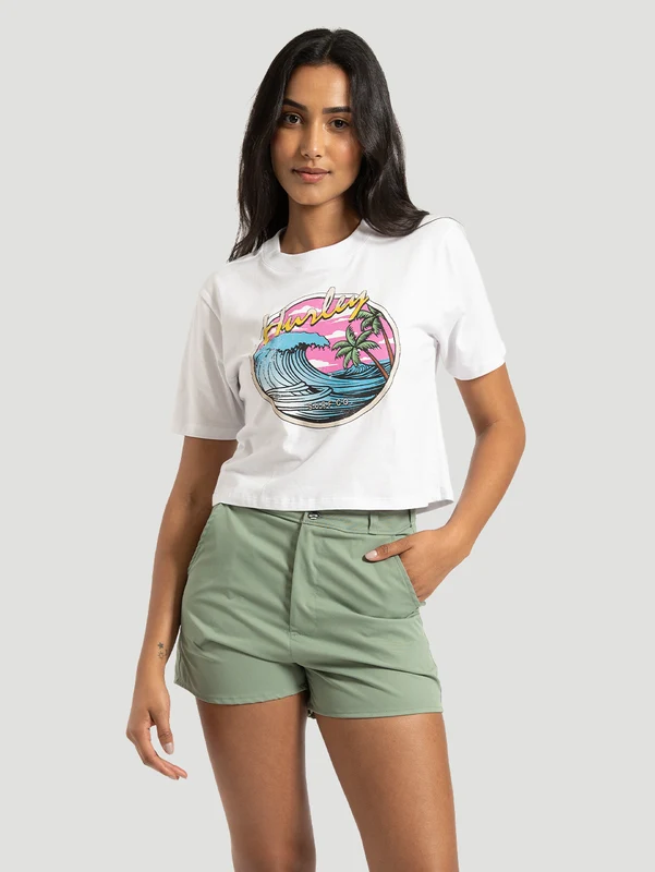 Camiseta Hurley Wave Branco M / Branco