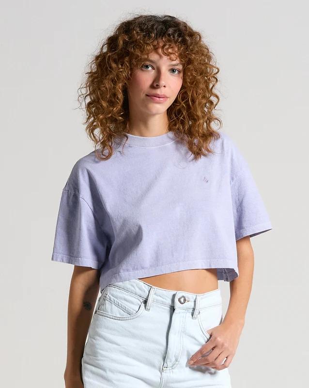 Camiseta Volcom Single Stone Lilás P / Roxo