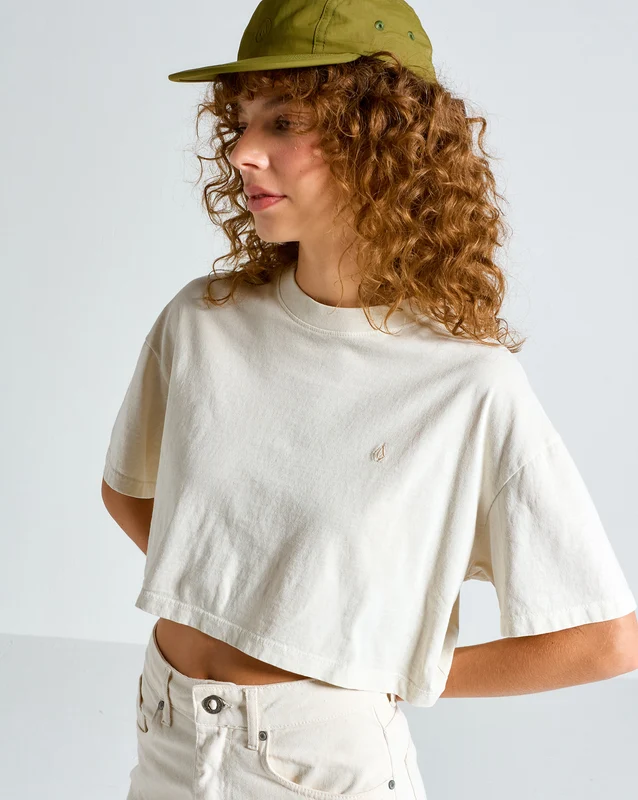 Camiseta Volcom Single Stone Areia M / BEGE