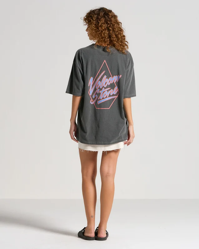 Camiseta Volcom Luminous Preta M / Preto
