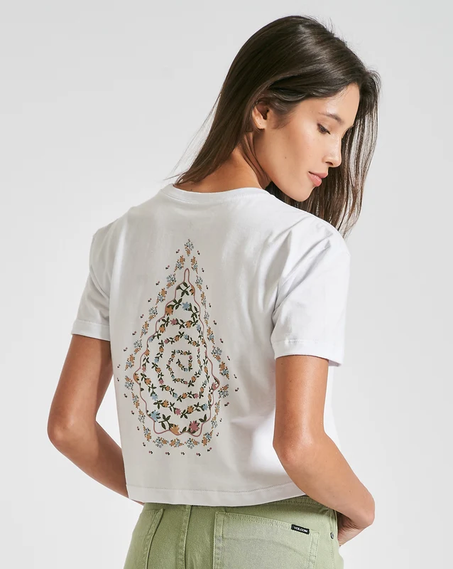 Camiseta Volcom Maze Branca GG / Branco