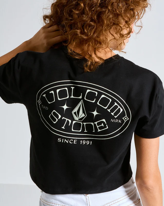 Camiseta Volcom Stoneshine Preta M / PRETO