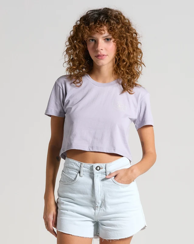 Camiseta Volcom Stoneshine Lilás GG / Roxo