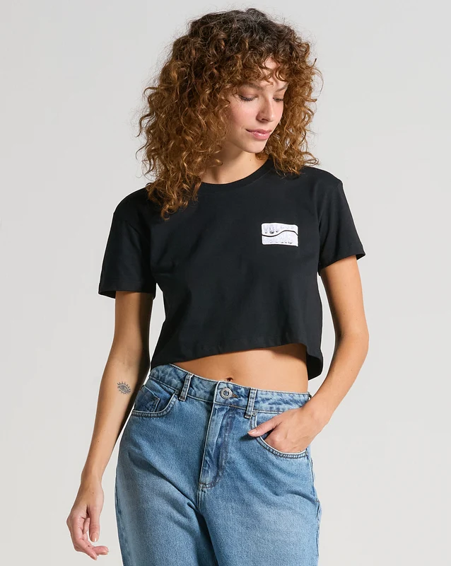 Camiseta Volcom Night Out Preta P / PRETO