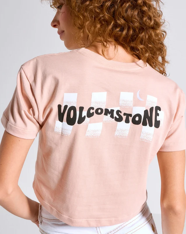 Camiseta Volcom Night Out Rosa M / Rosa