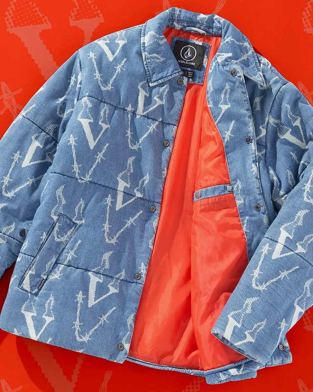 Jaqueta Volcom Fergadelic Road Sky GG / Azul