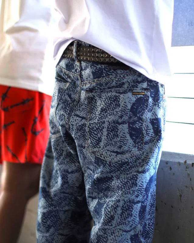 Calça Jeans Volcom Fergadelic Denim 46 / Azul