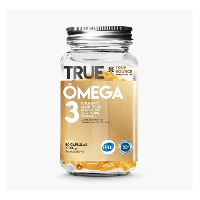 Ômega 3 True Omega - 60 Cápsulas De 1000mg - True Source Sab