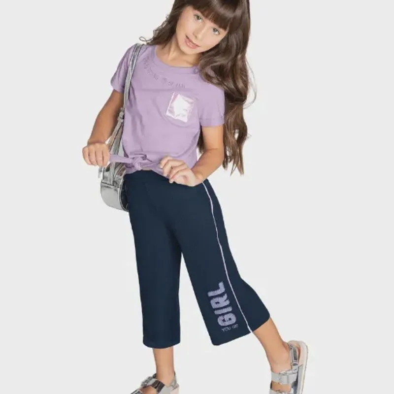 Conjunto Infantil Blusa Calça 85242 - Malwee Carinhoso