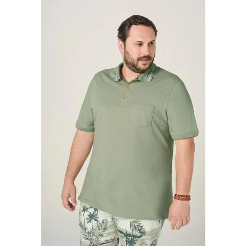 Camisa Polo Masculino Piquet Plus Size Malwee