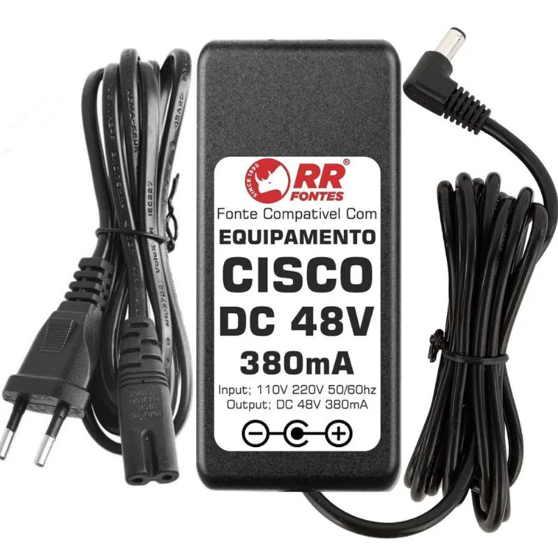 Fonte 48V Para Telefone Ip Voip E Aironet Access Point Cisco