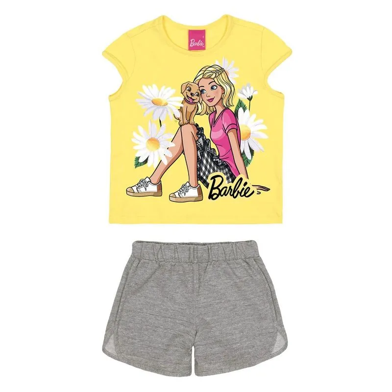 Conjunto Manga Curta Barbie Malwee 4/8