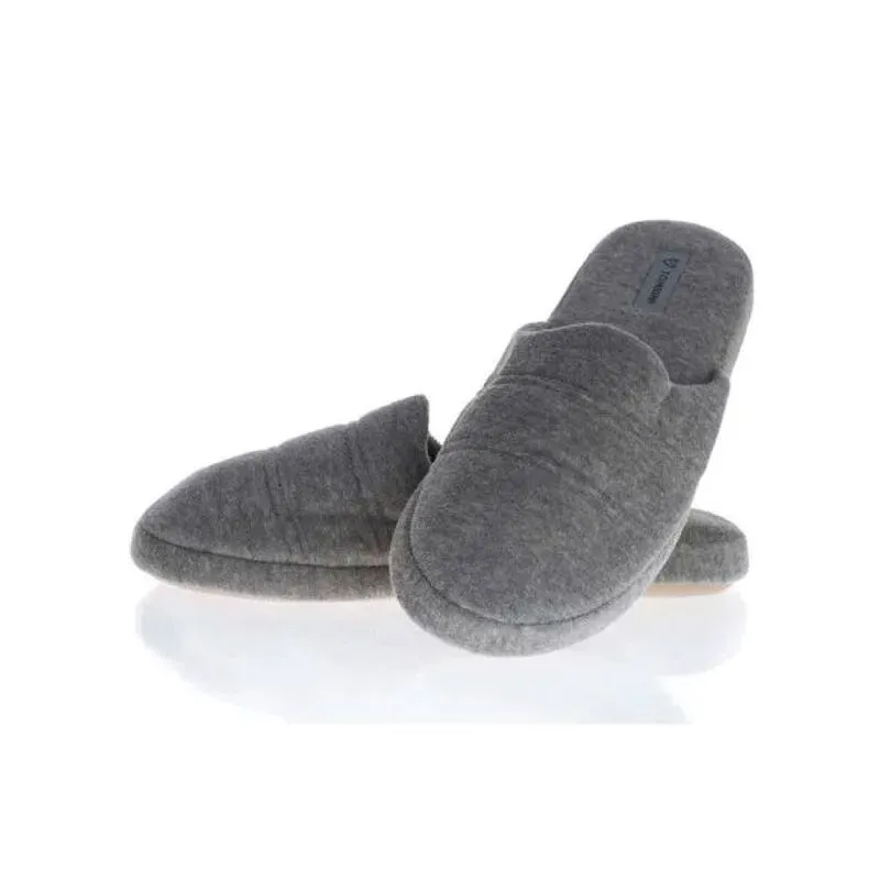 Chinelo Masculino Em Plush Vicenzo Fechado Cinza/38