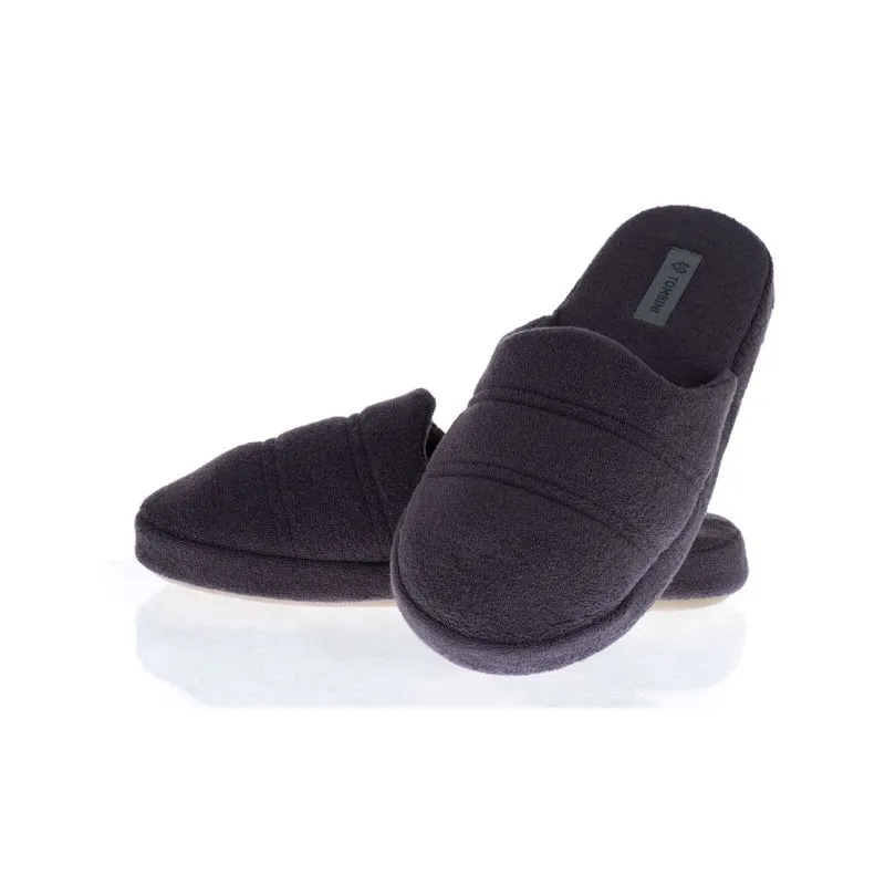 Chinelo Masculino Em Plush Vicenzo Fechado Cinza-2/42