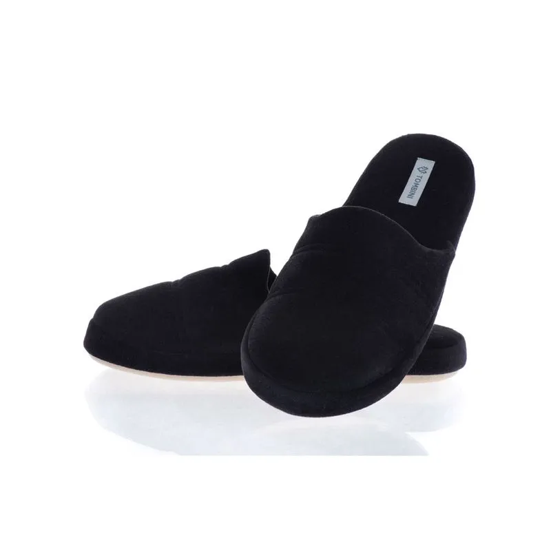 Chinelo Masculino Em Plush Vicenzo Fechado Preto/40