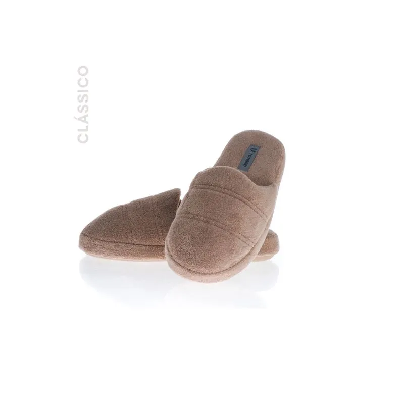 Chinelo Masculino Em Atoalhado Ramon Fechado Bege/44