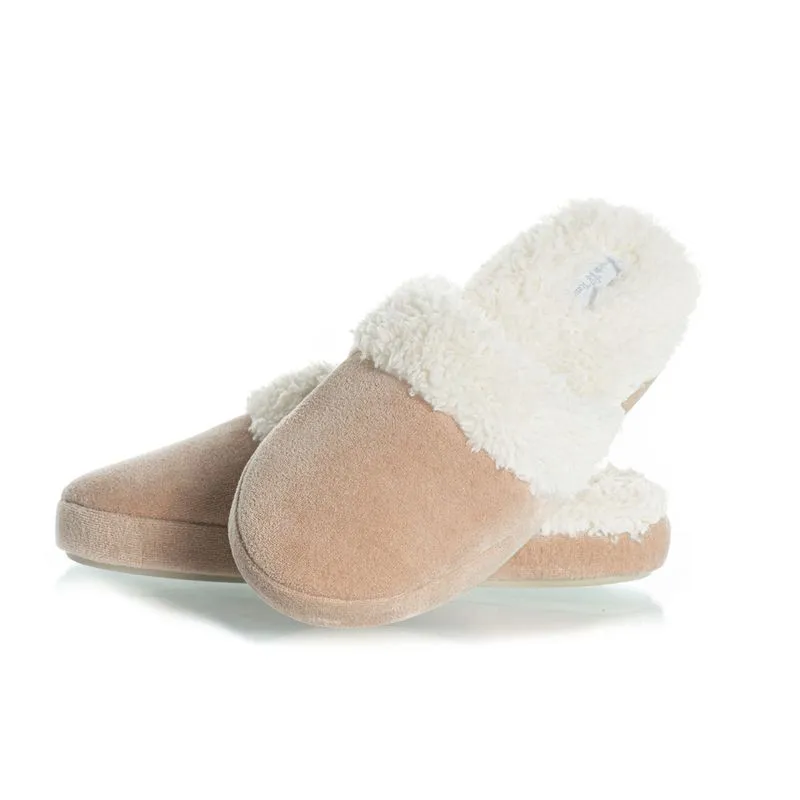 Chinelo Em Plush Raquel Bege/36