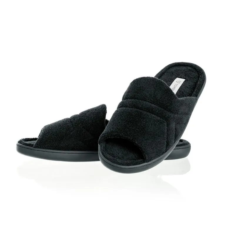 Chinelo Masculino Em Atoalhado Roger Aberto Preto/42