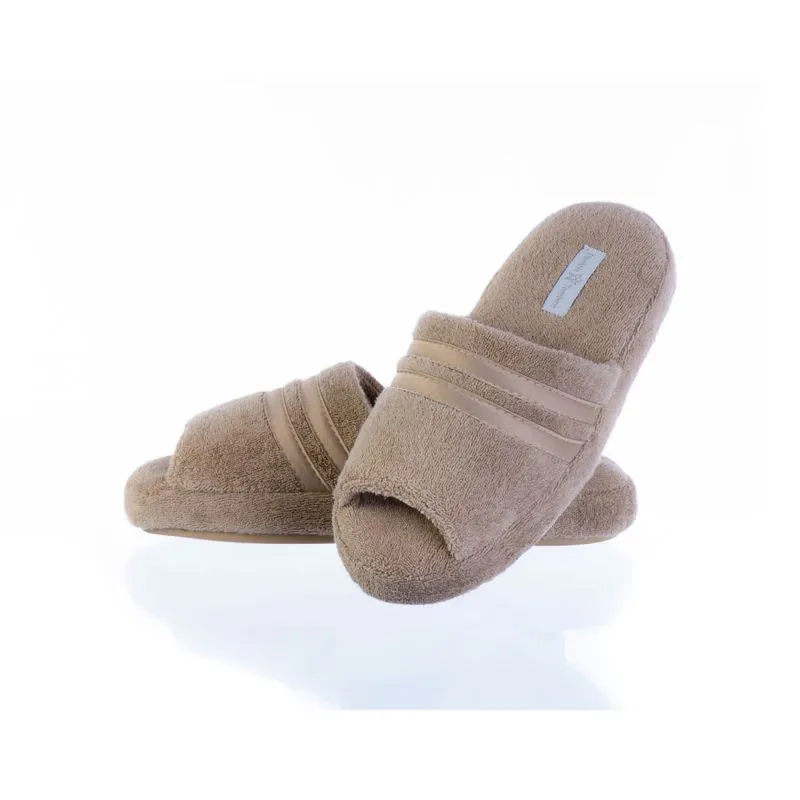 Chinelo Em Atoalhado Aberto Liss Bege/34