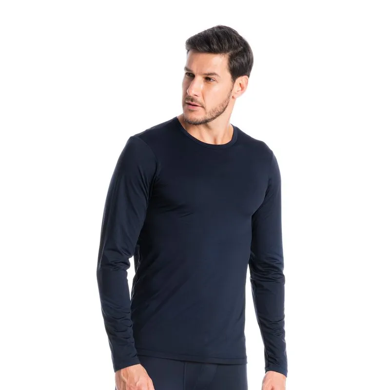 Blusa Masculina Thermo Azul Marinho/P