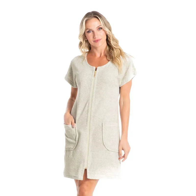 Robe Feminino Com Zíper KN Nude/G